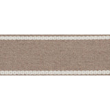 Schumacher Sullivan Tape Indoor/Outdoor Taupe Trim