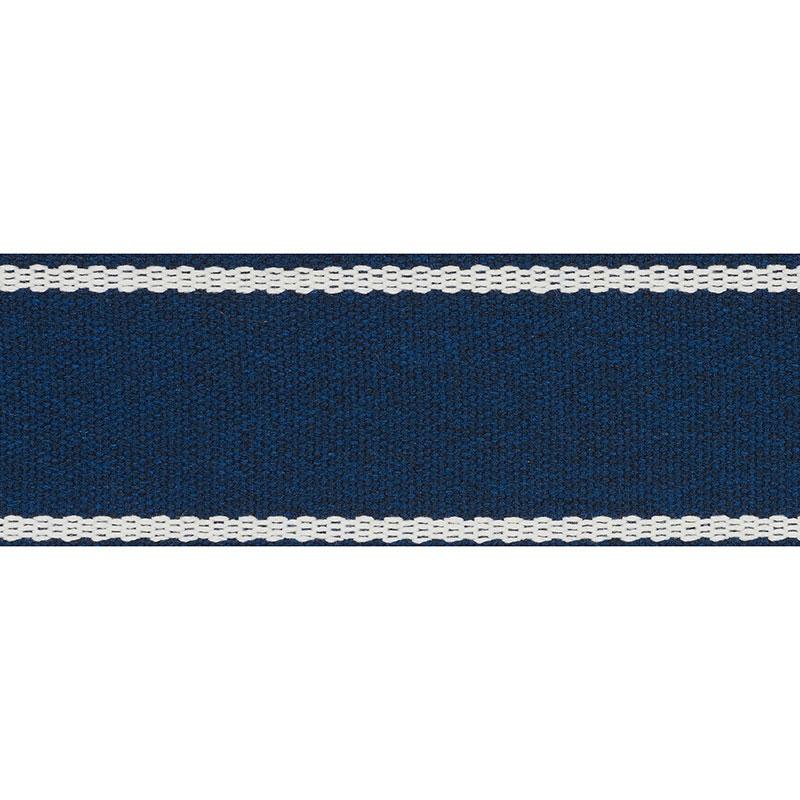 Schumacher Sullivan Tape Indoor/Outdoor Navy Trim