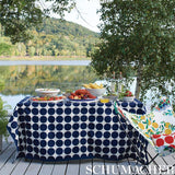 Schumacher Navy Ashwood Tape Indoor/Outdoor