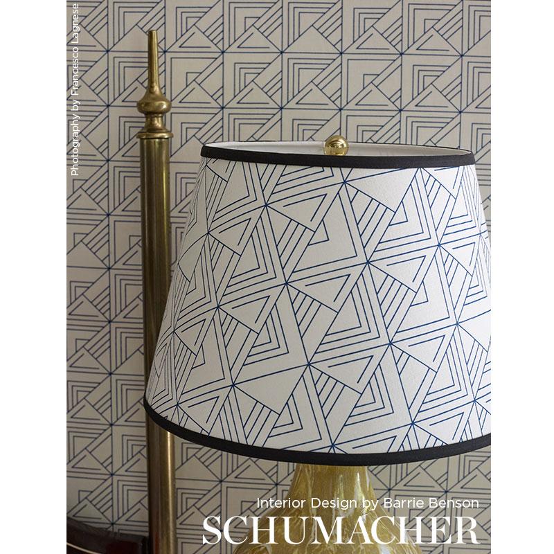 Schumacher Eubie Lip Cord Indoor/Outdoor Black Trim