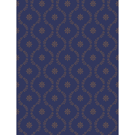 Cole & Son CLANDON NAVY Wallpaper