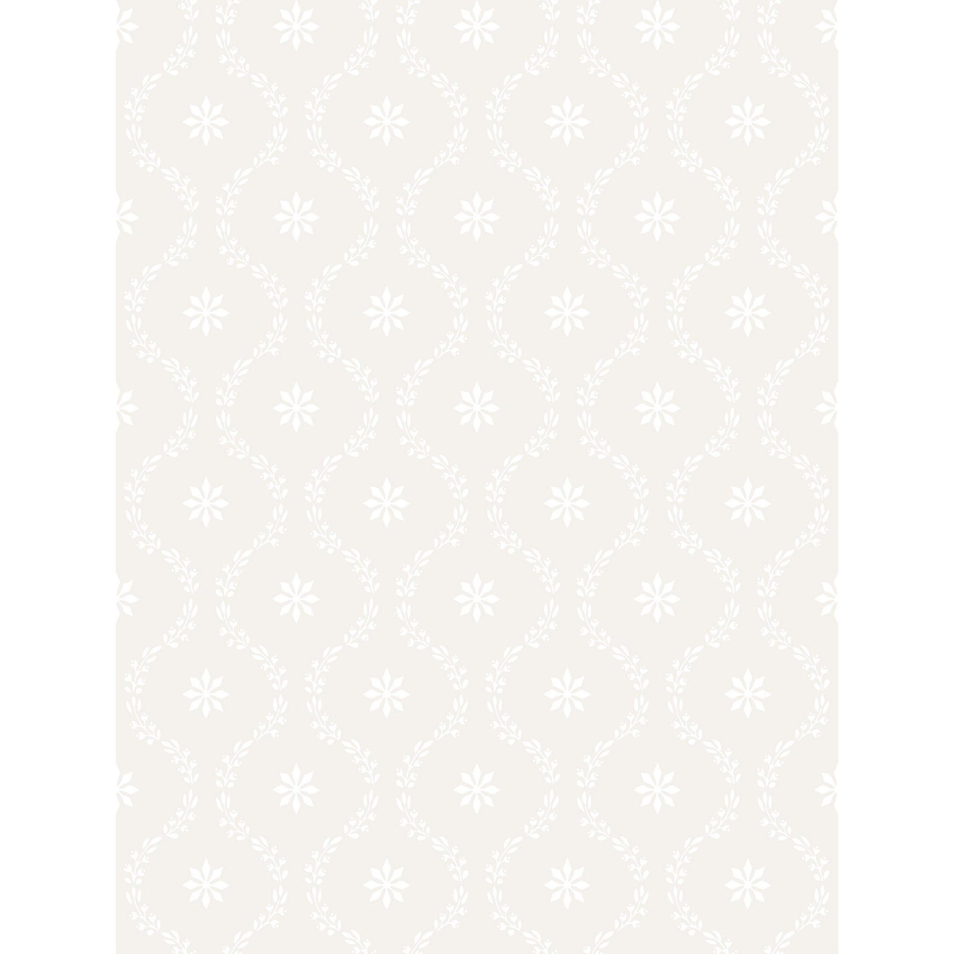 Cole & Son Clandon Snow Wallpaper