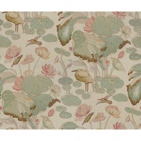 Lee Jofa Nympheus Twill Shell/Jade Fabric