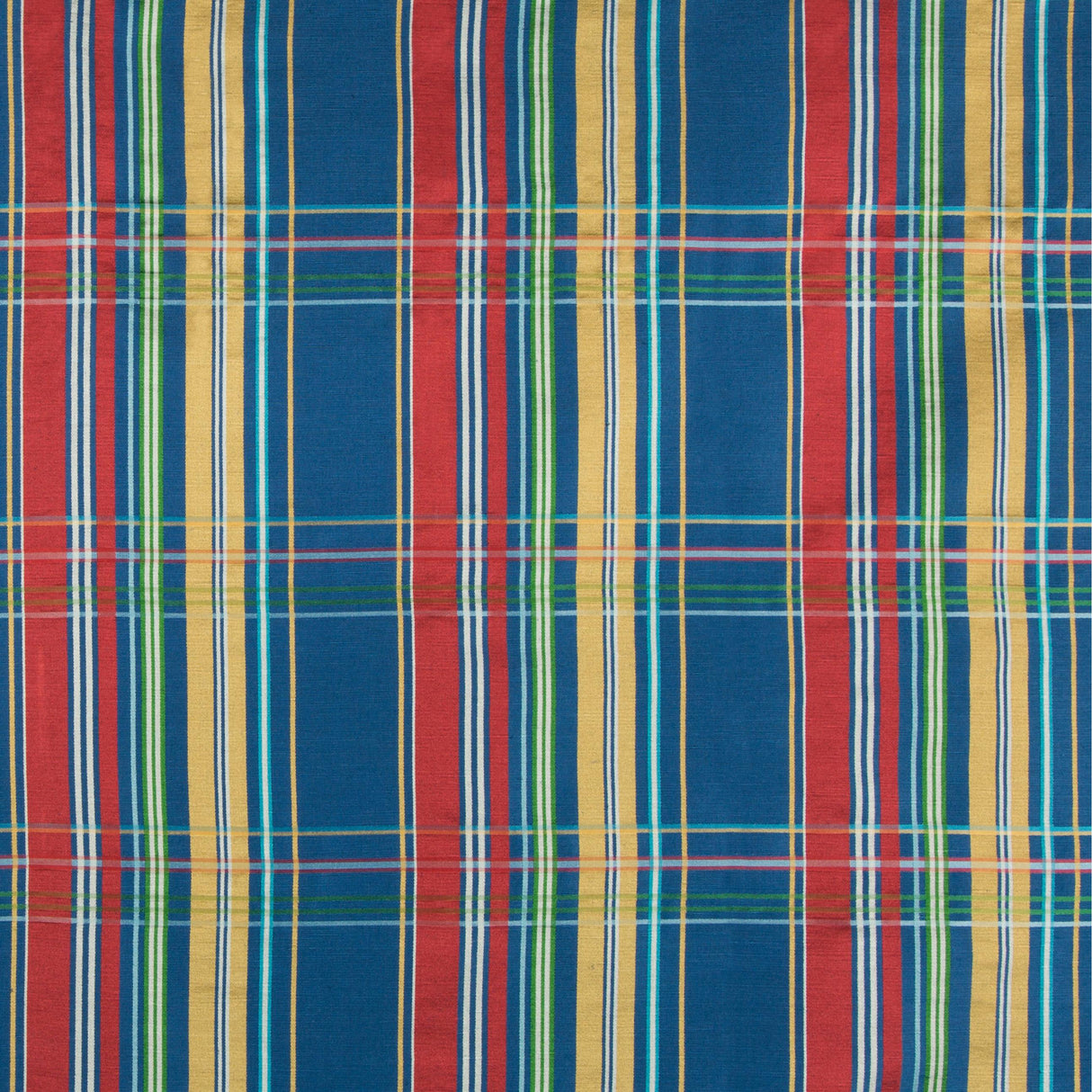 Brunschwig & Fils LA COMELLE PLAID BLUE Upholstery Fabric
