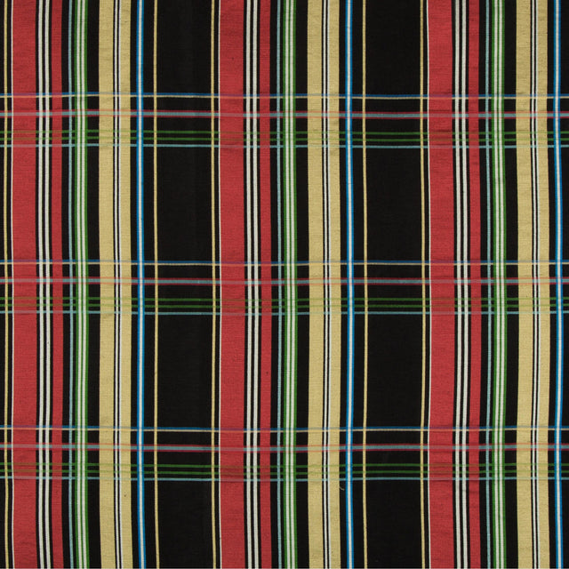 Brunschwig & Fils LA COMELLE PLAID ONYX Upholstery Fabric