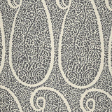 Schumacher Ambala Paisley Ash Fabric