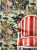 Brunschwig & Fils LODI GARDEN PRINT ONYX Fabric