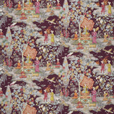 Brunschwig & Fils LODI GARDEN PRINT PLUM Fabric