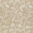 Schumacher Monceau Linen Embroidery Greige Fabric