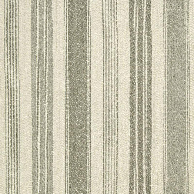 Schumacher Montauban Stripe Dove / Haze Fabric