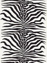 Scalamandre Zebra Black Fabric