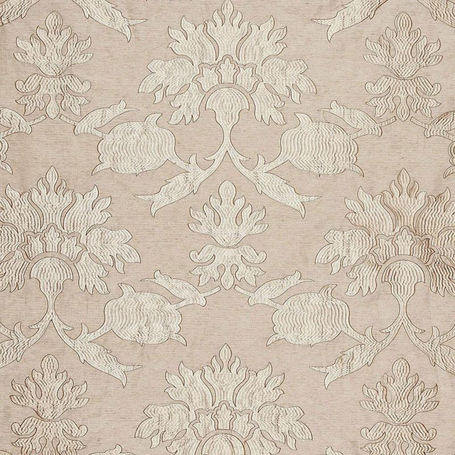 Schumacher Roussillon Embroidery Greige Fabric