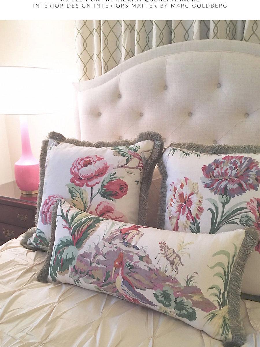 Scalamandre Somerset Linen Print Bloom Fabric