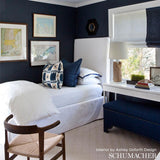 Schumacher Kandira Indigo Fabric