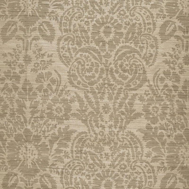 Schumacher Malay Damask Print Chanterelle Fabric