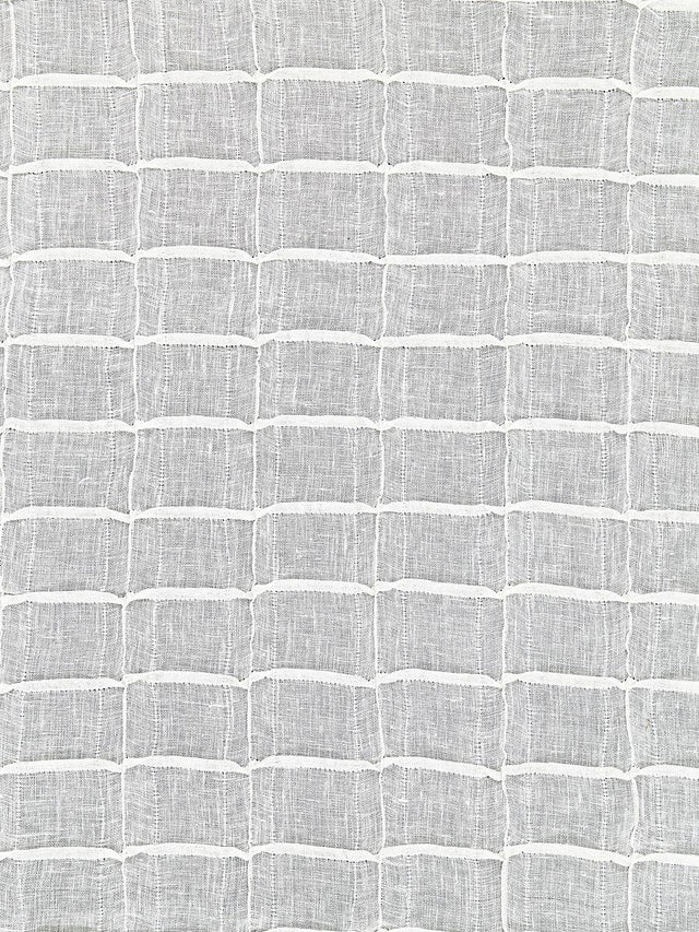 Scalamandre Pintuck Linen Sheer Ivory Fabric