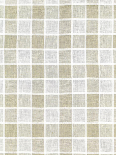 Scalamandre Wainscott Check Sheer Linen Fabric
