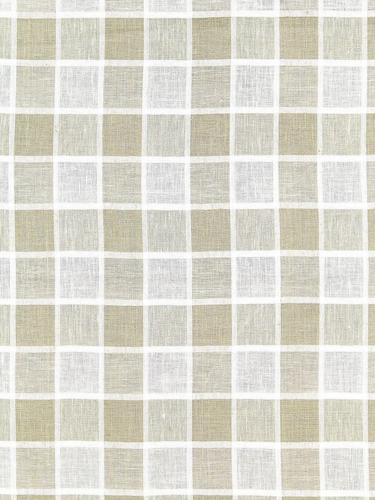 Scalamandre Wainscott Check Sheer Linen Fabric