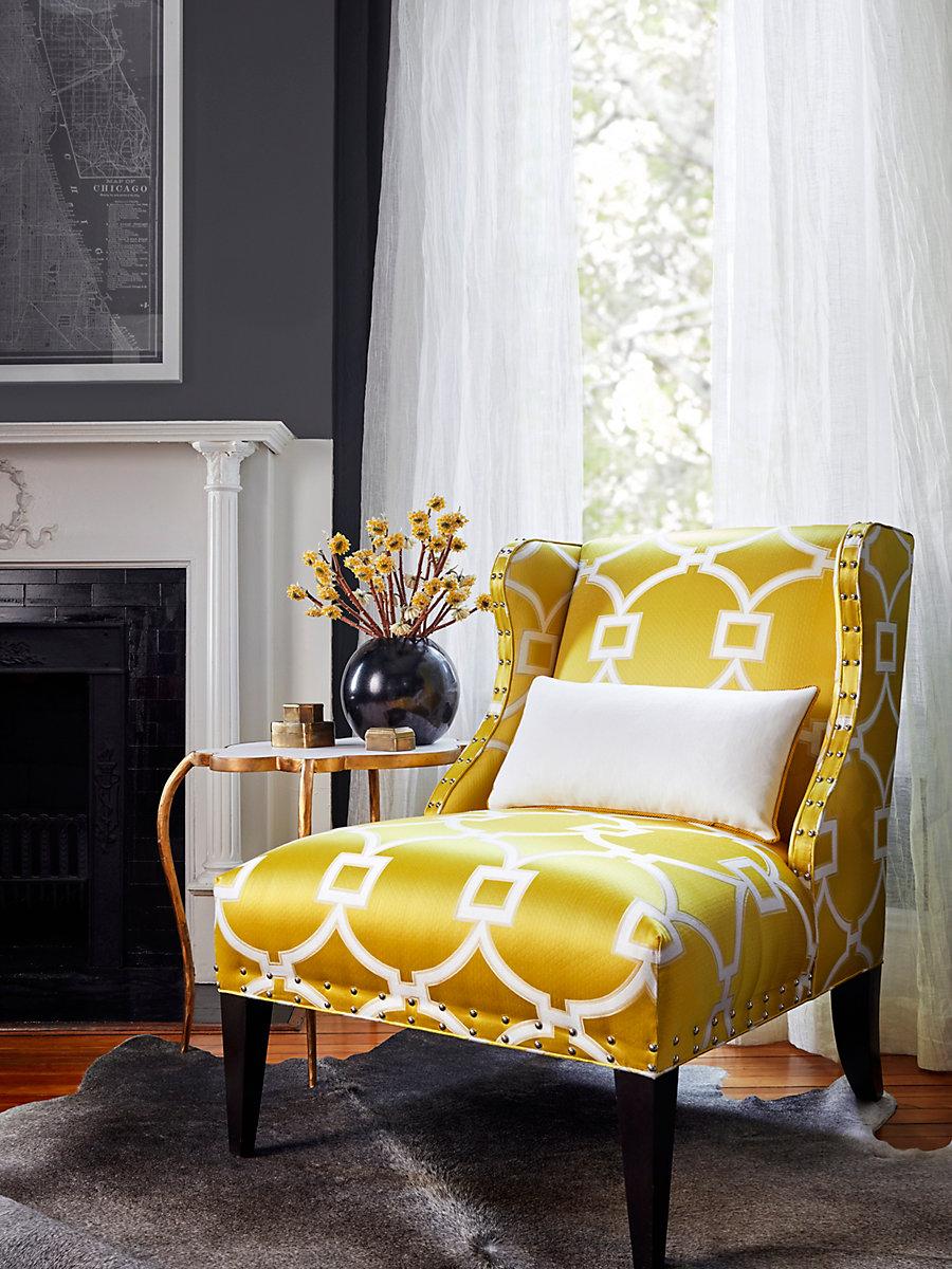 Scalamandre Pleated Linen Sheer Greige Fabric