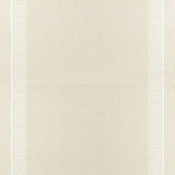Schumacher Greek Key Embroidery Ii Oyster Fabric