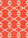 Scalamandre Circle Fret Coral Fabric