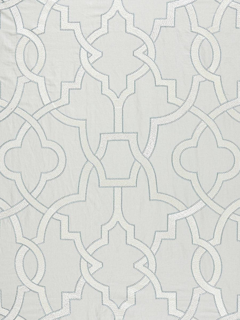 Scalamandre DAMASCUS EMBROIDERY PEARL GREY Fabric