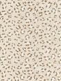 Scalamandre Broderie Leopard Camel On Cream Fabric