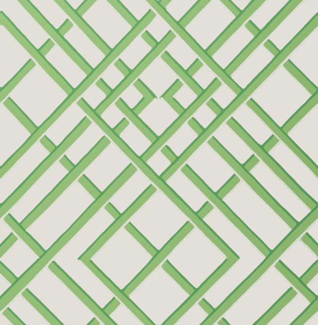 Brunschwig & Fils TREILLAGE SIDEWALL LEAF Wallpaper