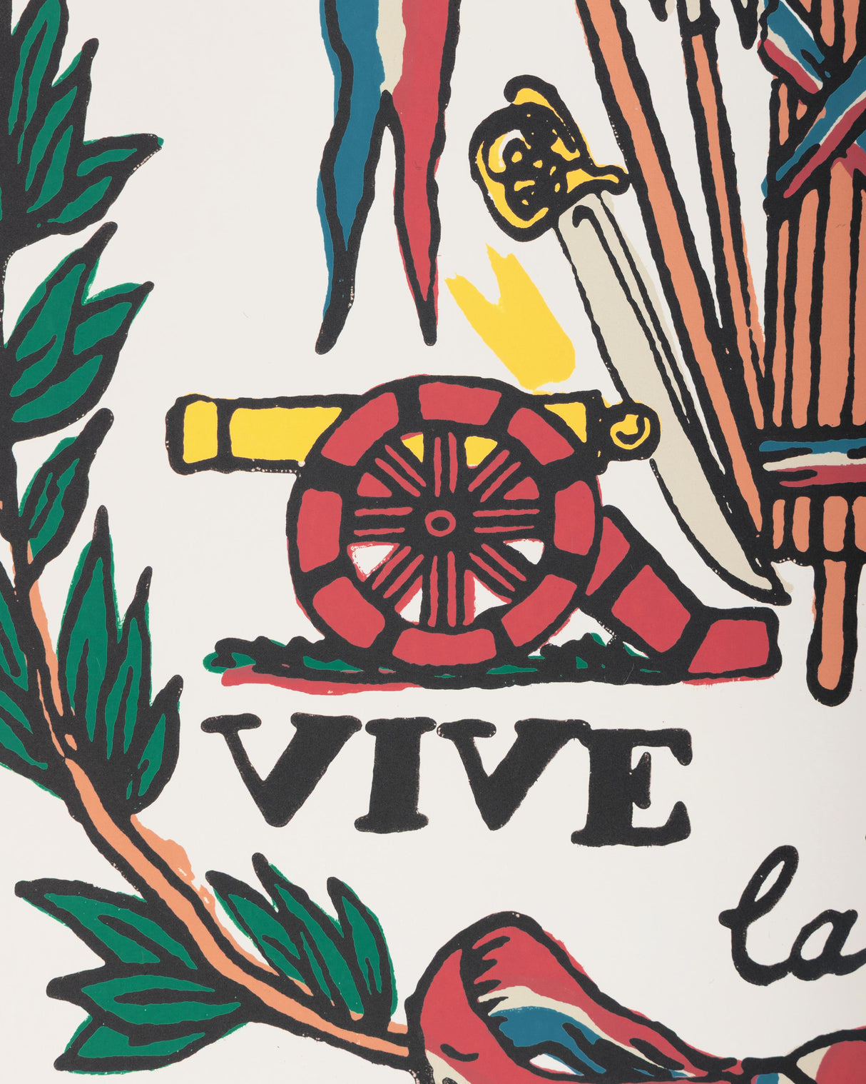 Brunschwig & Fils BATTLE OF VALMY 1792 MULTI ON WHITE VINYL Wallpaper