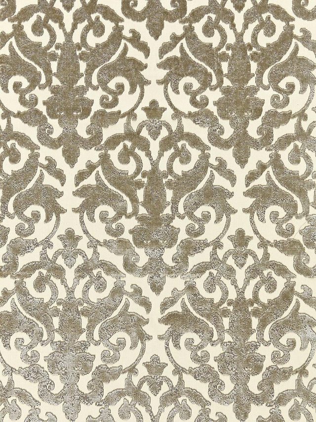 Scalamandre Venezia Silk Velvet Pewter Fabric