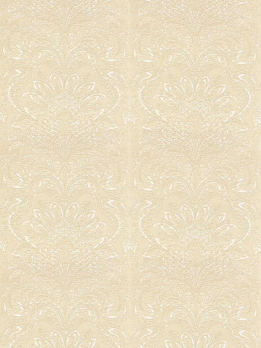 Scalamandre Carlotta Damask Bisque Fabric