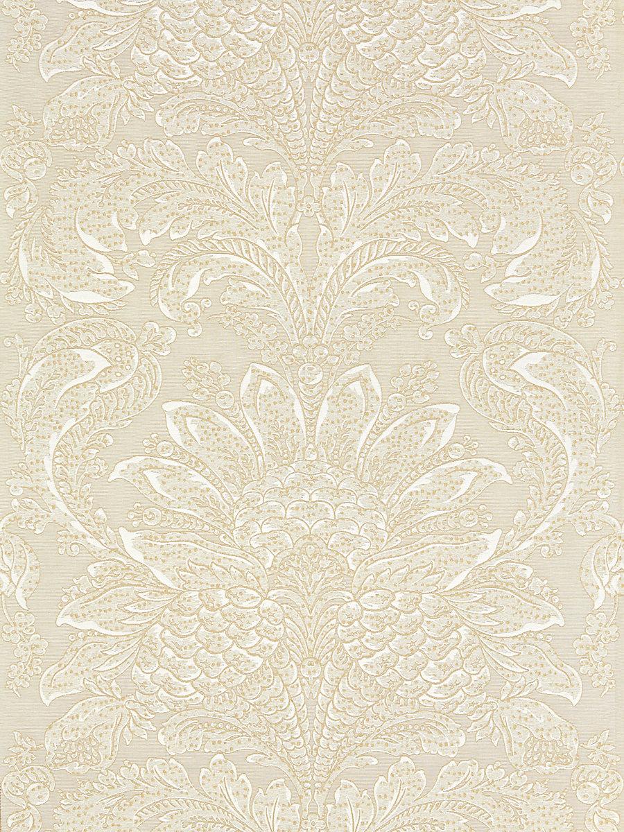 Scalamandre Carlotta Damask Fog Fabric