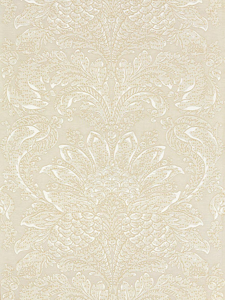 Scalamandre Carlotta Damask Fog Fabric