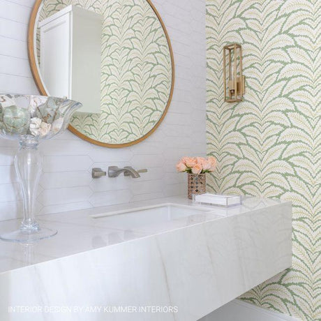 Brunschwig & Fils TALAVERA LEAF Wallpaper
