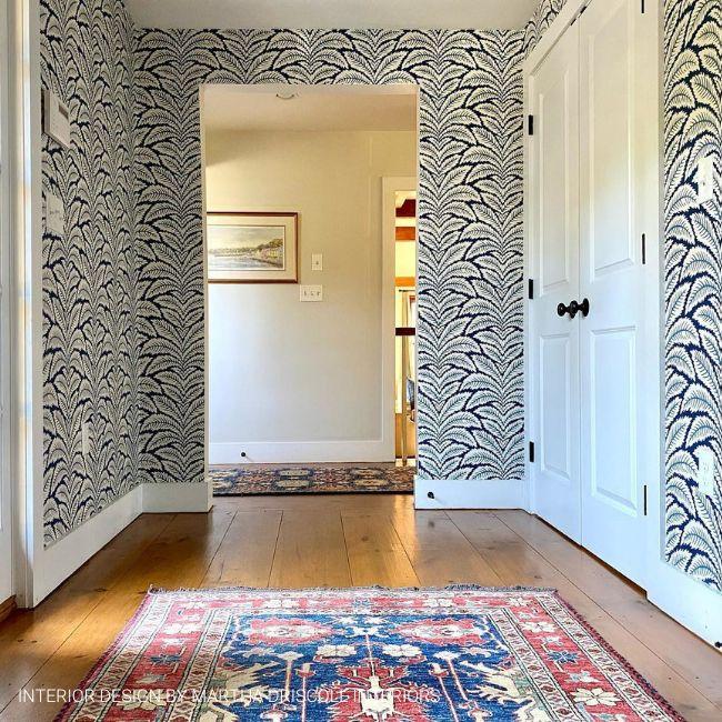 Brunschwig & Fils TALAVERA INDIGO Wallpaper