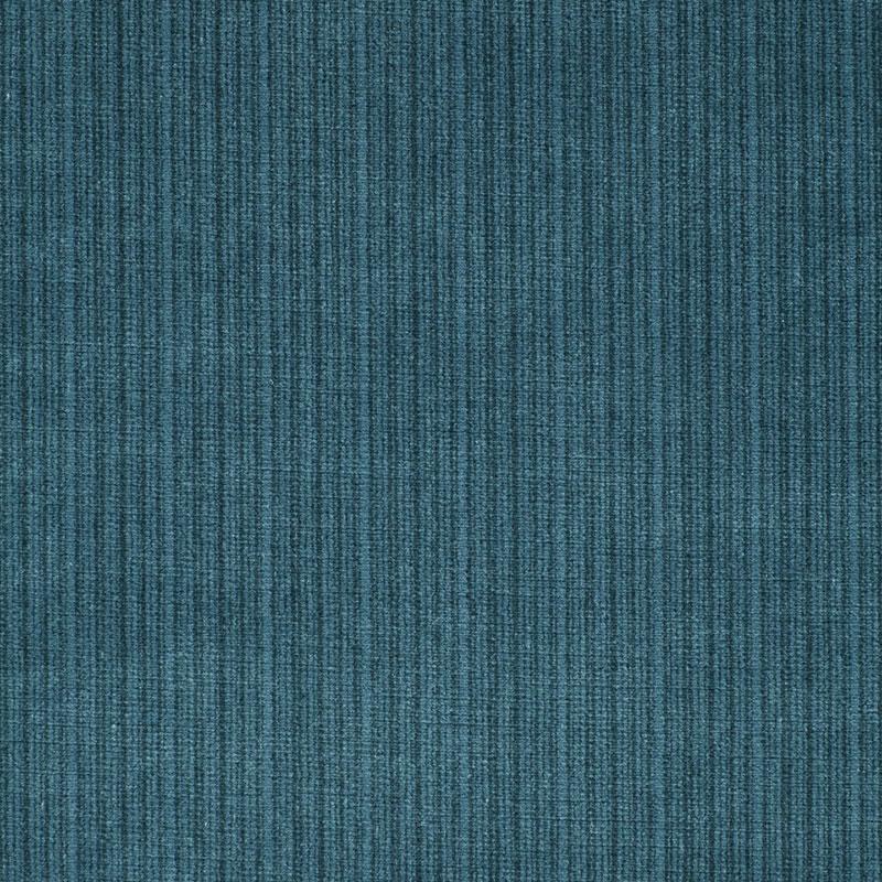 Schumacher Antique Strie Velvet Teal Fabric