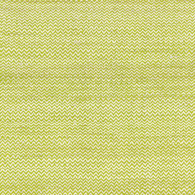 Schumacher Alhambra Weave Lime / Ivory Fabric