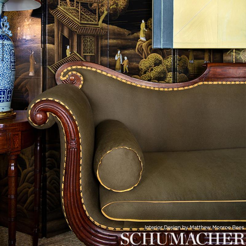 Schumacher Madison Wool Peat Fabric