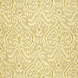 Schumacher Maroc Linen Damask Sauterne Fabric