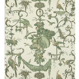 Brunschwig & Fils KININVIE LEAF ON WHITE Wallpaper