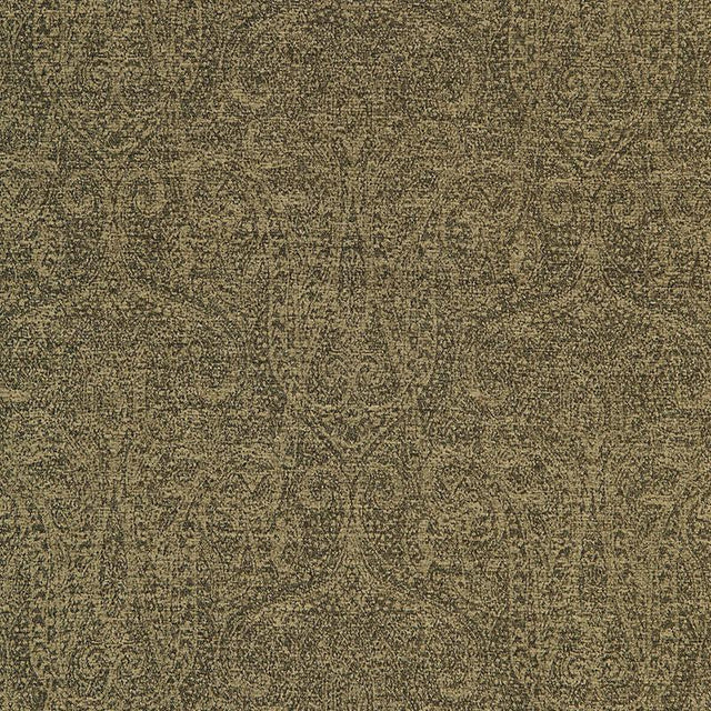 Schumacher Astor Chenille Paisley Ebony Fabric