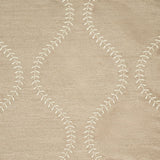 Schumacher Agadir Embroidery Chanterelle Fabric