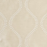 Schumacher Agadir Embroidery Champagne Fabric