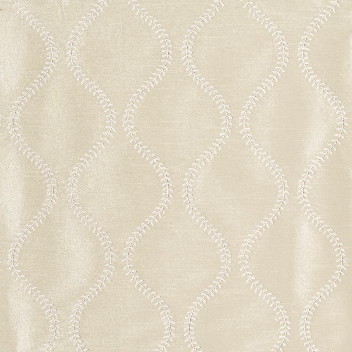 Schumacher Agadir Embroidery Champagne Fabric