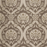 Schumacher Taza Damask Chanterelle Fabric