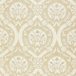 Schumacher Taza Damask Champagne Fabric