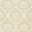 Schumacher Taza Damask Champagne Fabric