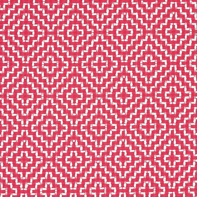 Schumacher Soho Weave Raspberry Fabric