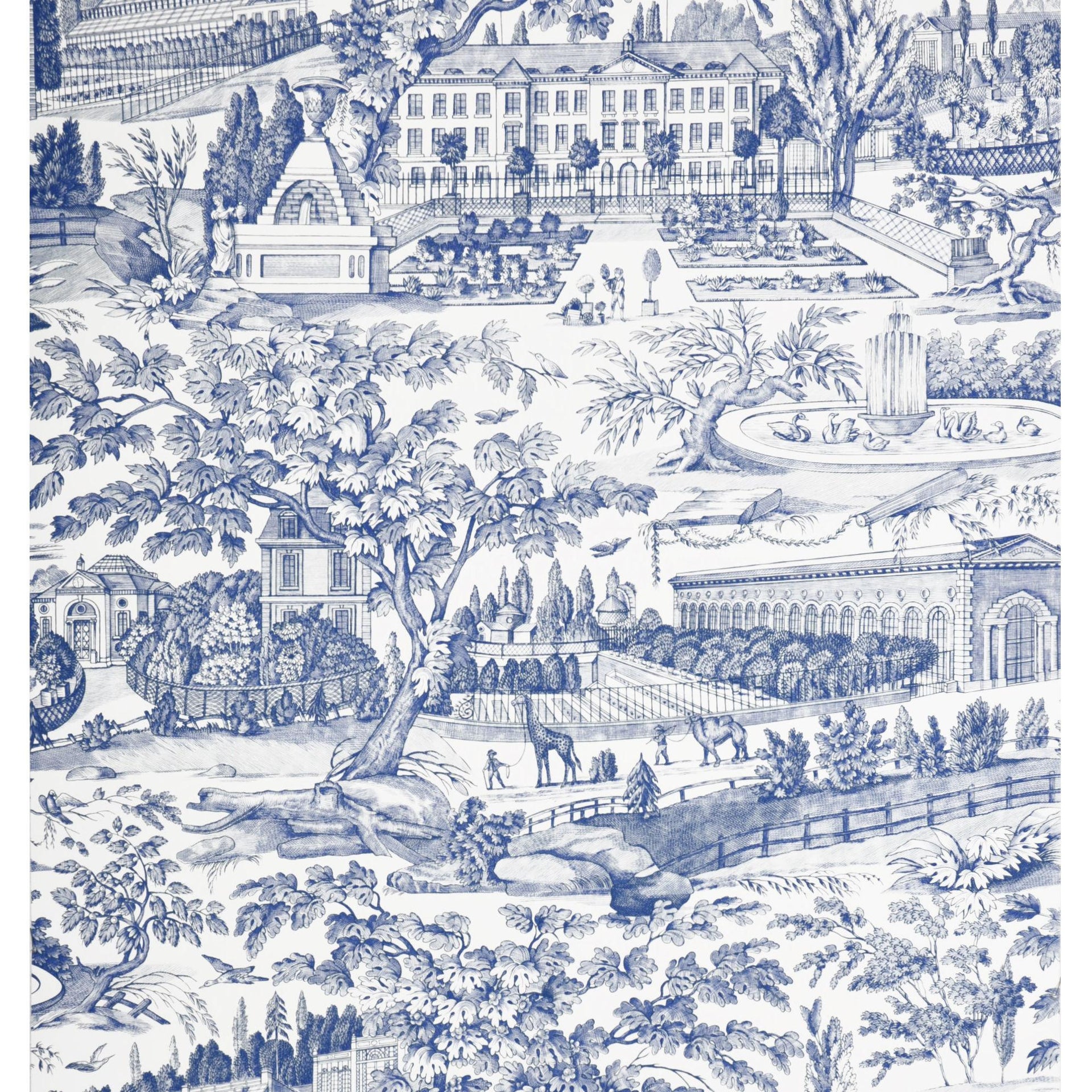 Brunschwig & Fils Zarafa Blue Wallpaper