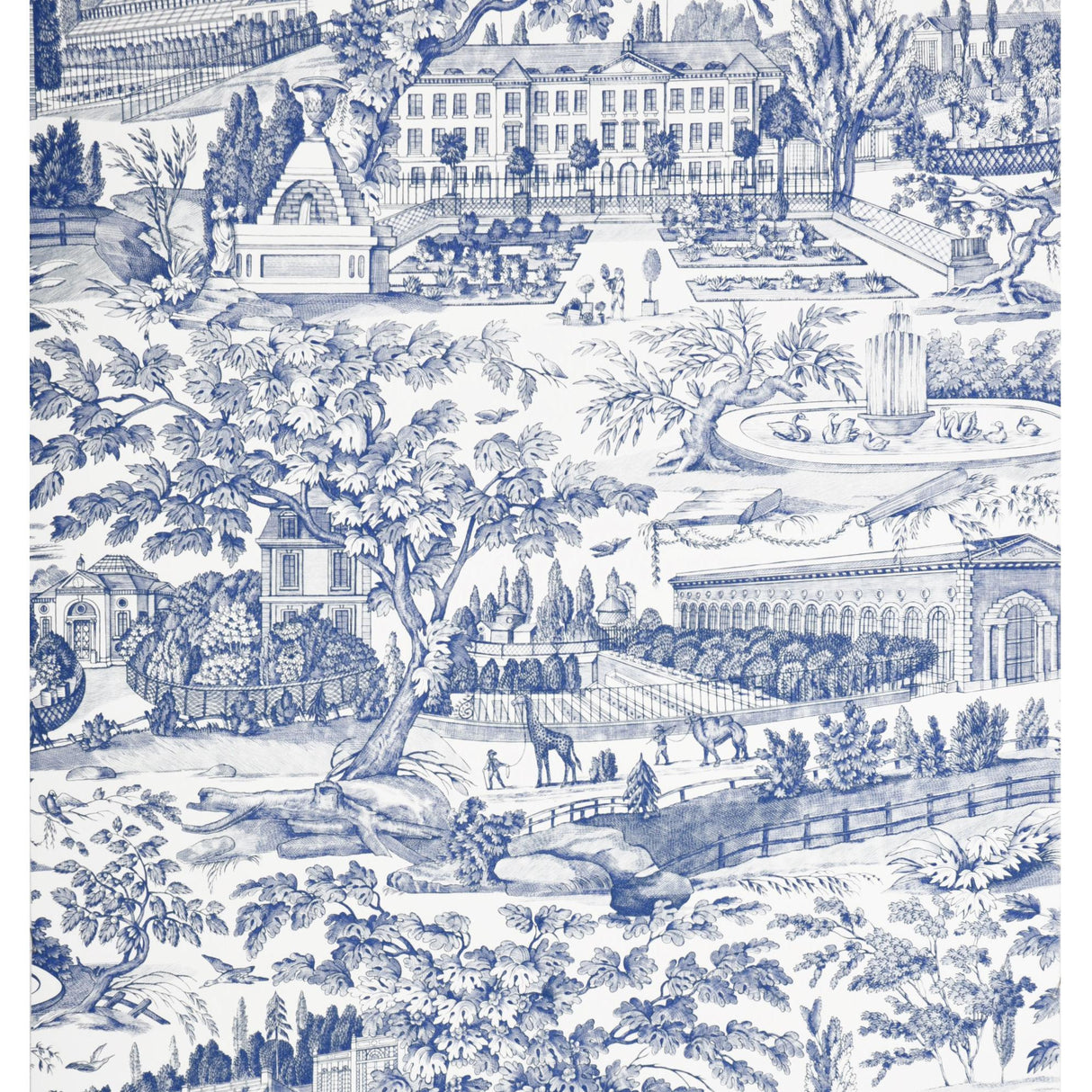Brunschwig & Fils ZARAFA BLUE Wallpaper